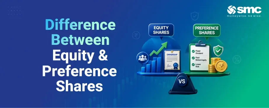 Difference Between Equity Shares and Preference Shares
